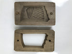 Japanese Wood Carved Kashigata Cake Mold Vtg Sweet Wagashi Cut Madai Fish Kg637