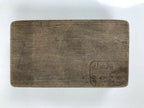 Japanese Wood Carved Kashigata Cake Mold Vtg Sweet Wagashi Cut Madai Fish Kg637