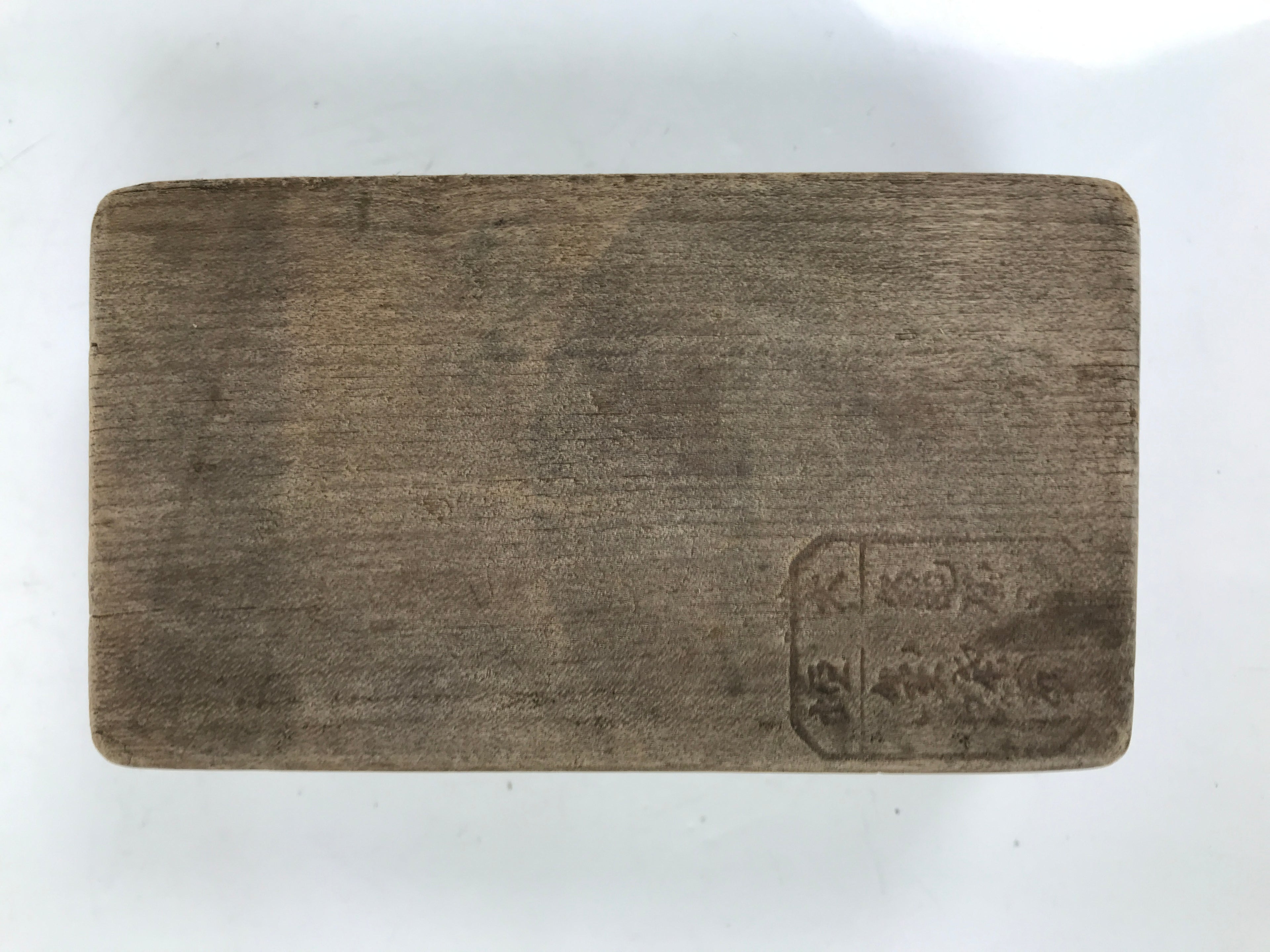 Japanese Wood Carved Kashigata Cake Mold Vtg Sweet Wagashi Cut Madai Fish Kg637