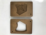 Japanese Wood Carved Kashigata Cake Mold Vtg Sweet Wagashi Cut Madai Fish Kg7025