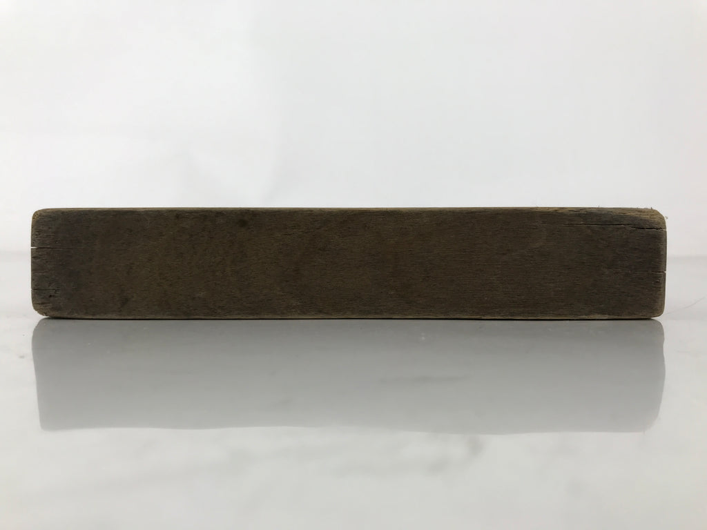 Japanese Wood Carved Kashigata Cake Mold Vtg Sweet Wagashi Fish Kamaboko Kg618