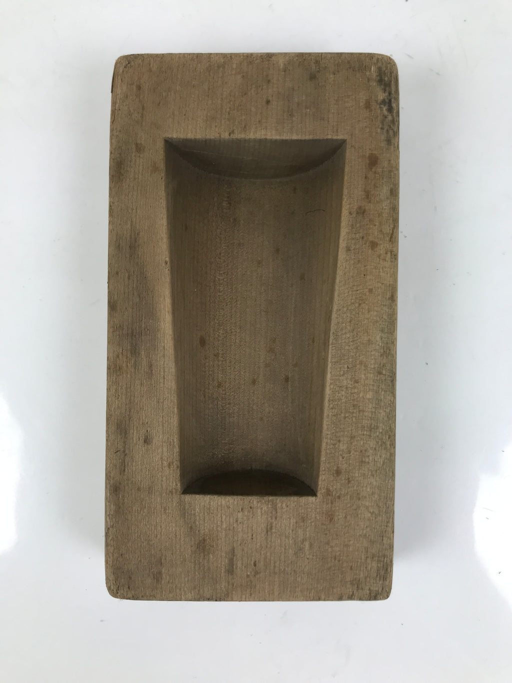 Japanese Wood Carved Kashigata Cake Mold Vtg Sweet Wagashi Fish Kamaboko Kg618