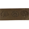 Japanese Wood Carved Kashigata Cake Mold Vtg Sweet Wagashi Flowers Kg555