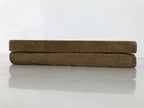 Japanese Wood Carved Kashigata Cake Mold Vtg Sweet Wagashi Folding Fan Kg687