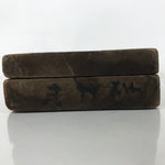 Japanese Wood Carved Kashigata Cake Mold Vtg Sweet Wagashi Ginger Shouga Kg572