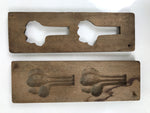 Japanese Wood Carved Kashigata Cake Mold Vtg Sweet Wagashi Ginger Shouga Kg572
