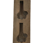 Japanese Wood Carved Kashigata Cake Mold Vtg Sweet Wagashi Ginger Shouga Kg572