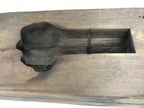 Japanese Wood Carved Kashigata Cake Mold Vtg Sweet Wagashi Ginger Shouga Kg597