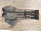 Japanese Wood Carved Kashigata Cake Mold Vtg Sweet Wagashi Ginger Shouga Kg597
