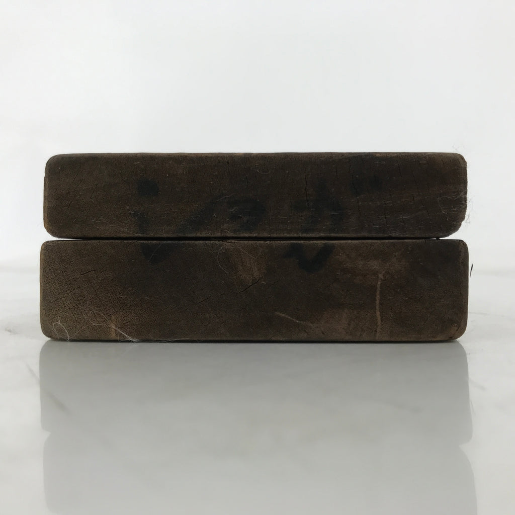 Japanese Wood Carved Kashigata Cake Mold Vtg Sweet Wagashi Ginger Shouga Kg597
