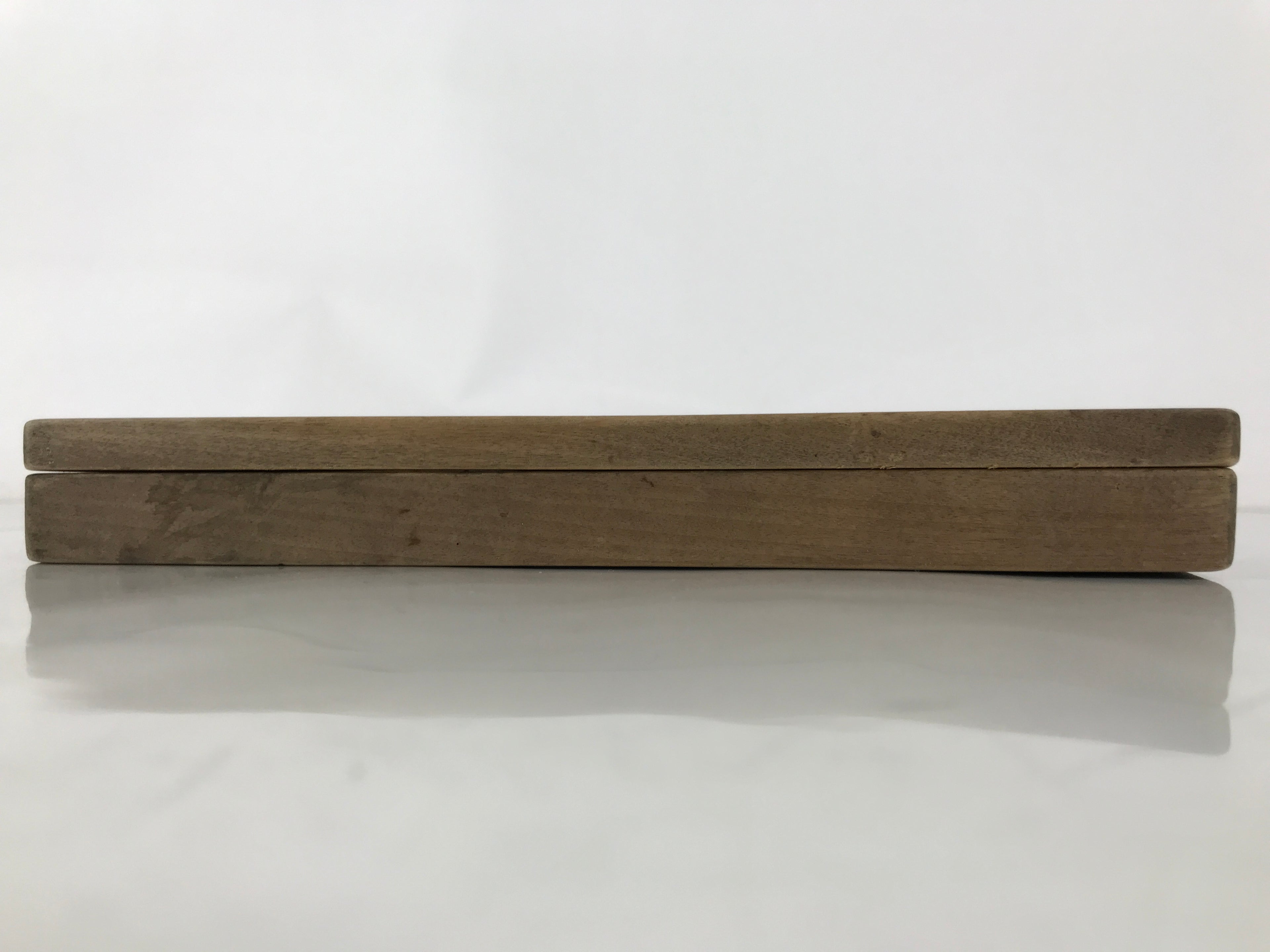 Japanese Wood Carved Kashigata Cake Mold Vtg Sweet Wagashi Goby Fish Haze Kg696