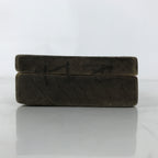 Japanese Wood Carved Kashigata Cake Mold Vtg Sweet Wagashi Goby Fish Haze Kg696