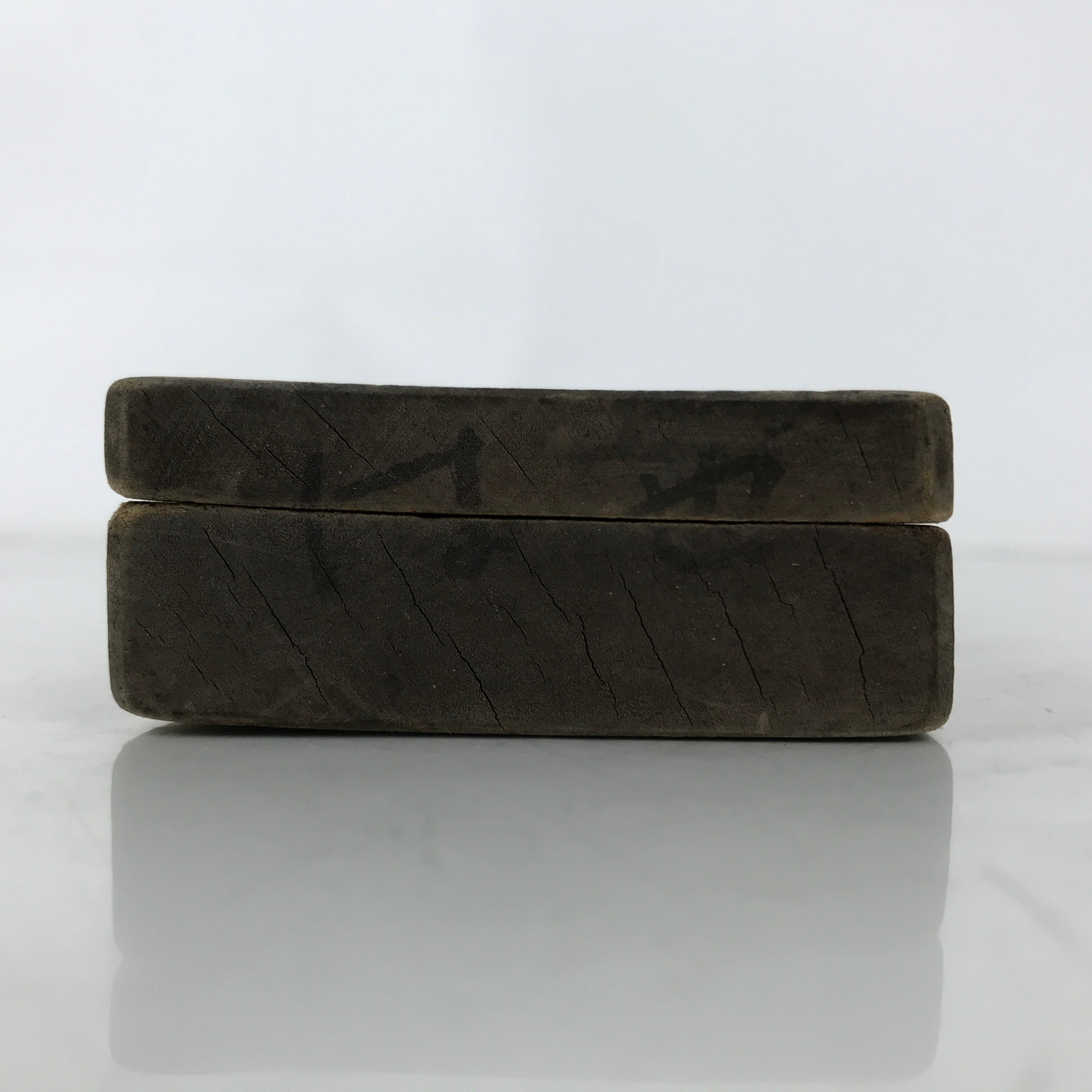 Japanese Wood Carved Kashigata Cake Mold Vtg Sweet Wagashi Goby Fish Haze Kg696