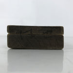 Japanese Wood Carved Kashigata Cake Mold Vtg Sweet Wagashi Goby Fish Haze Kg696