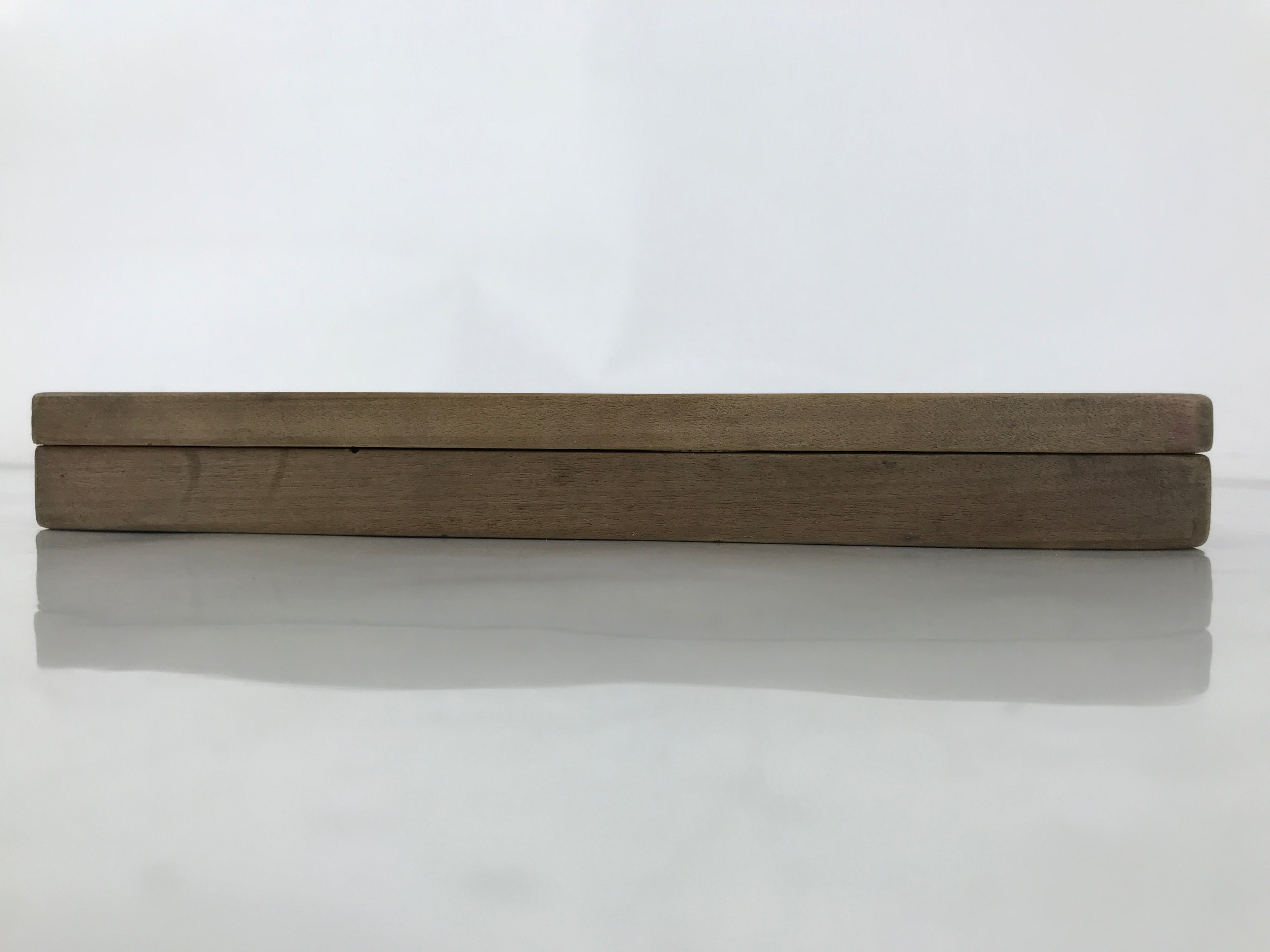 Japanese Wood Carved Kashigata Cake Mold Vtg Sweet Wagashi Goby Fish Haze Kg696