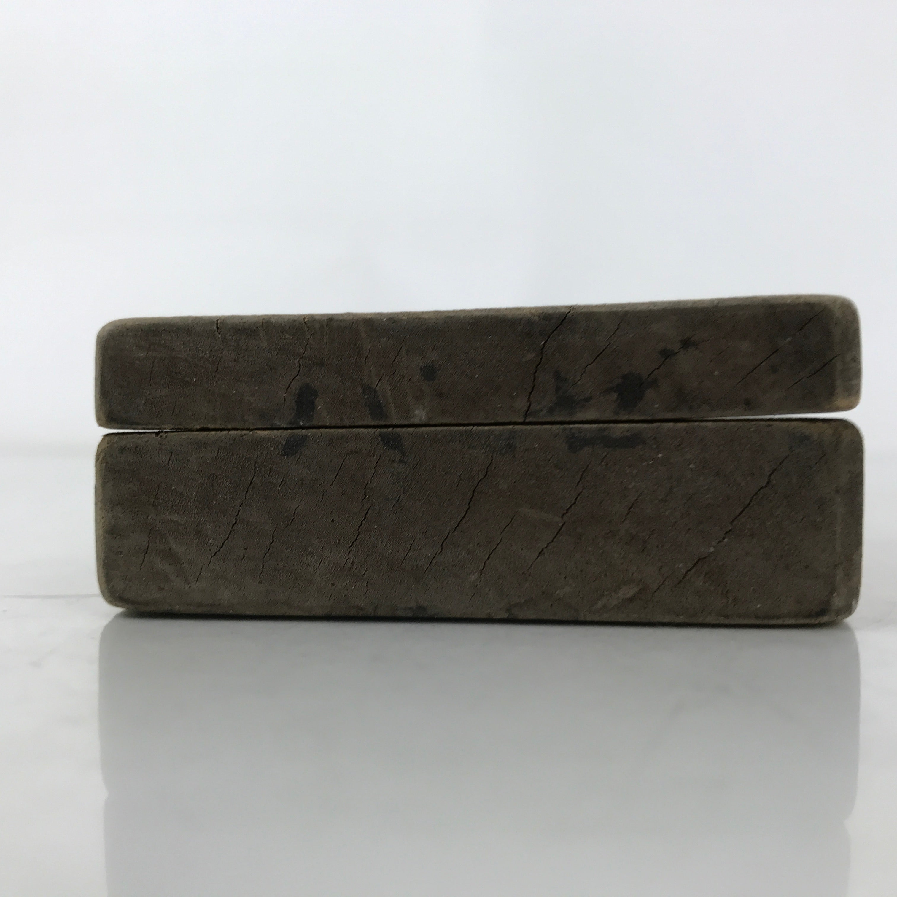Japanese Wood Carved Kashigata Cake Mold Vtg Sweet Wagashi Goby Fish Haze Kg696