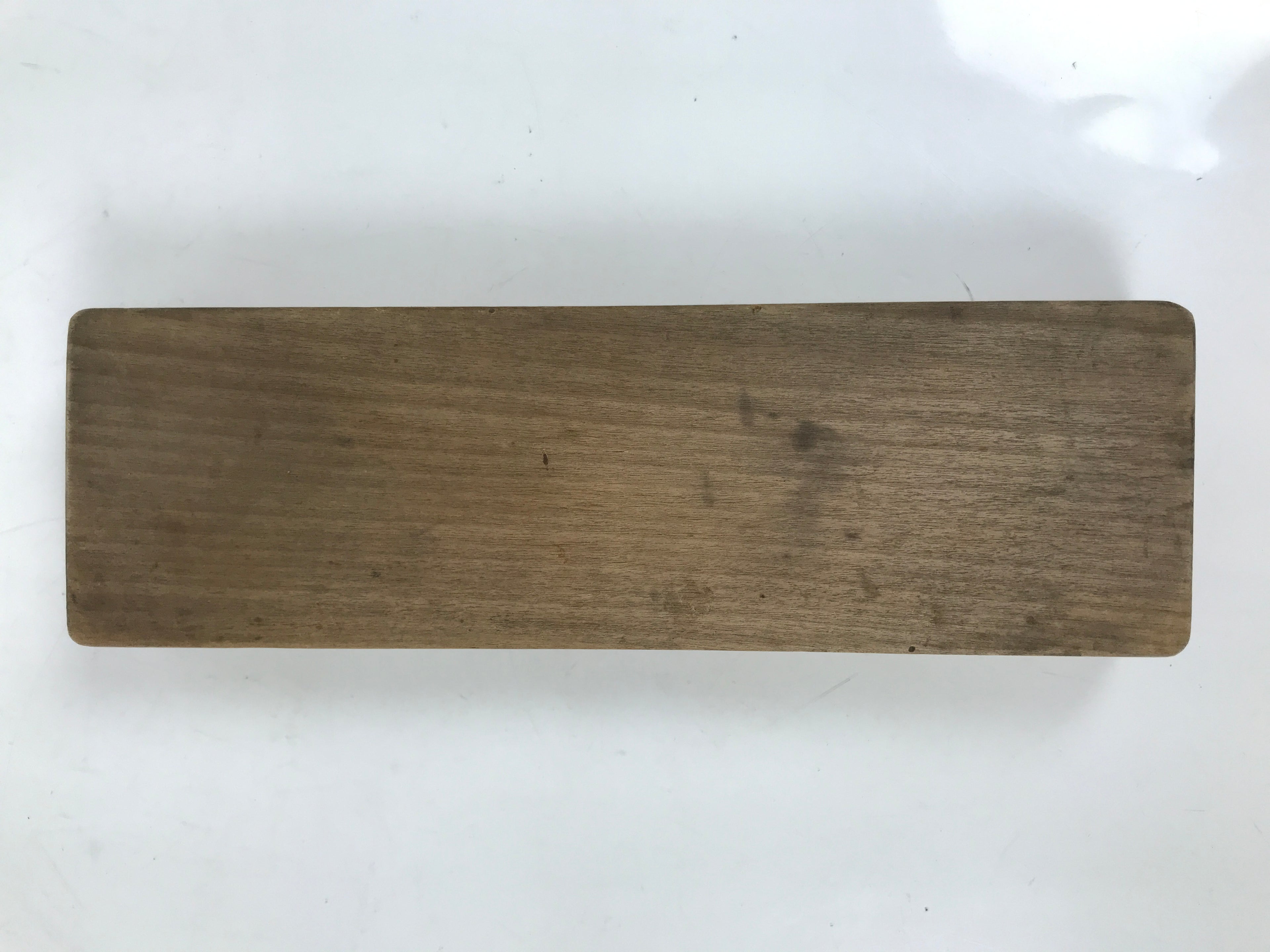 Japanese Wood Carved Kashigata Cake Mold Vtg Sweet Wagashi Goby Fish Haze Kg696