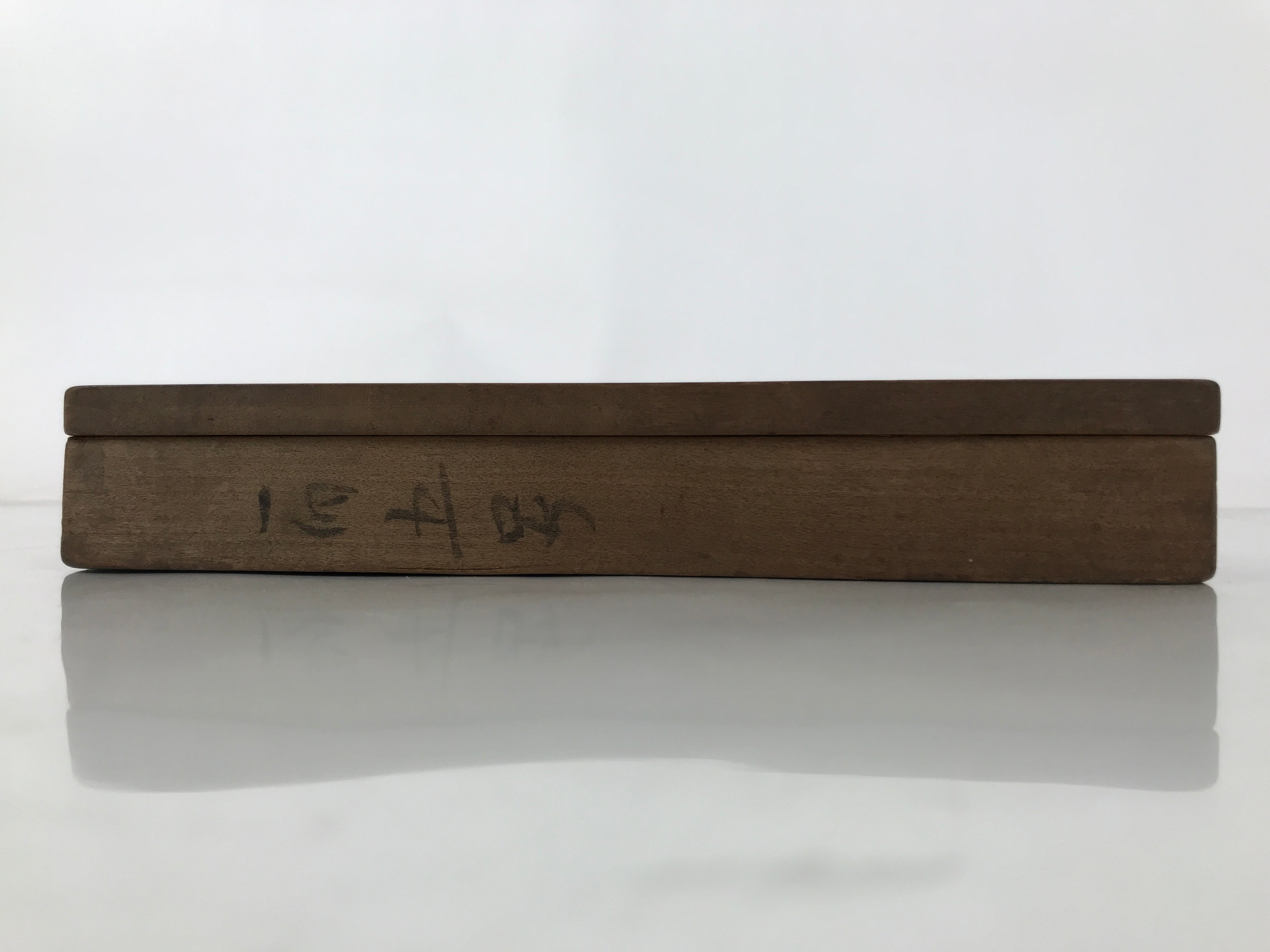 Japanese Wood Carved Kashigata Cake Mold Vtg Sweet Wagashi Goby Fish Haze Kg703