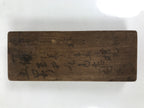 Japanese Wood Carved Kashigata Cake Mold Vtg Sweet Wagashi Goby Fish Haze Kg703