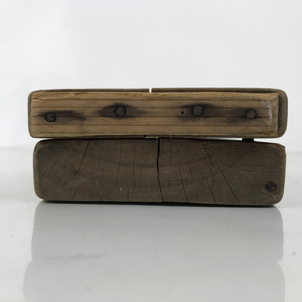 Japanese Wood Carved Kashigata Cake Mold Vtg Sweet Wagashi Heavenly Being Kg652