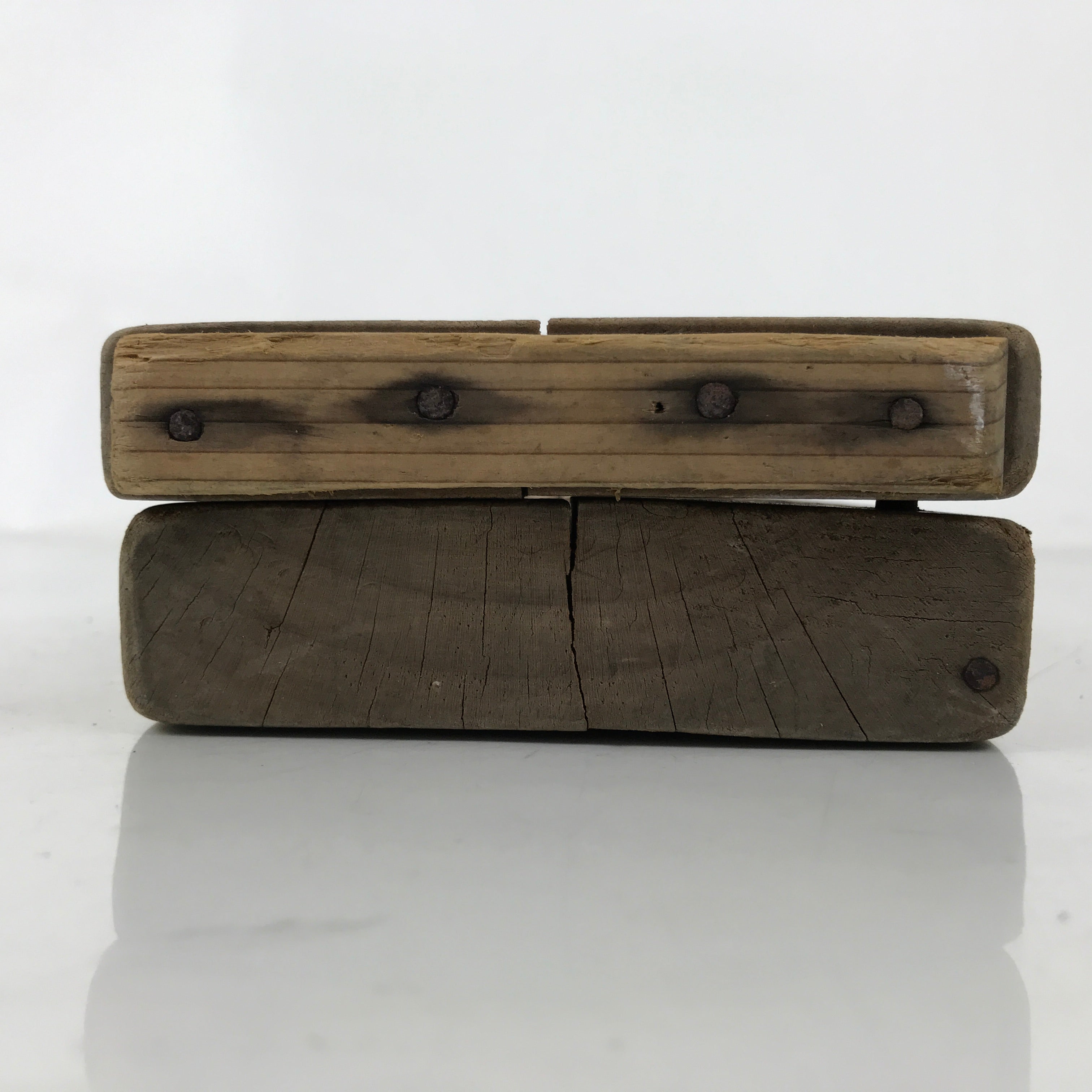 Japanese Wood Carved Kashigata Cake Mold Vtg Sweet Wagashi Heavenly Being Kg652
