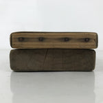 Japanese Wood Carved Kashigata Cake Mold Vtg Sweet Wagashi Heavenly Being Kg652