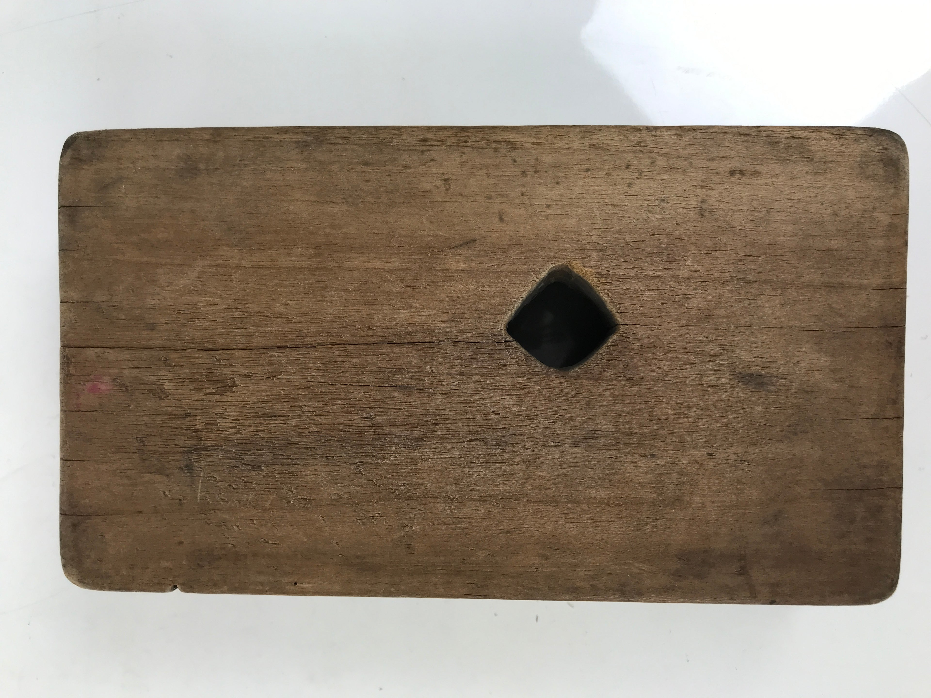 Japanese Wood Carved Kashigata Cake Mold Vtg Sweet Wagashi Heavenly Being Kg652