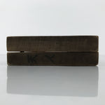 Japanese Wood Carved Kashigata Cake Mold Vtg Sweet Wagashi Heavenly Beings Kg761