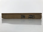 Japanese Wood Carved Kashigata Cake Mold Vtg Sweet Wagashi Kanji Protect Kg770