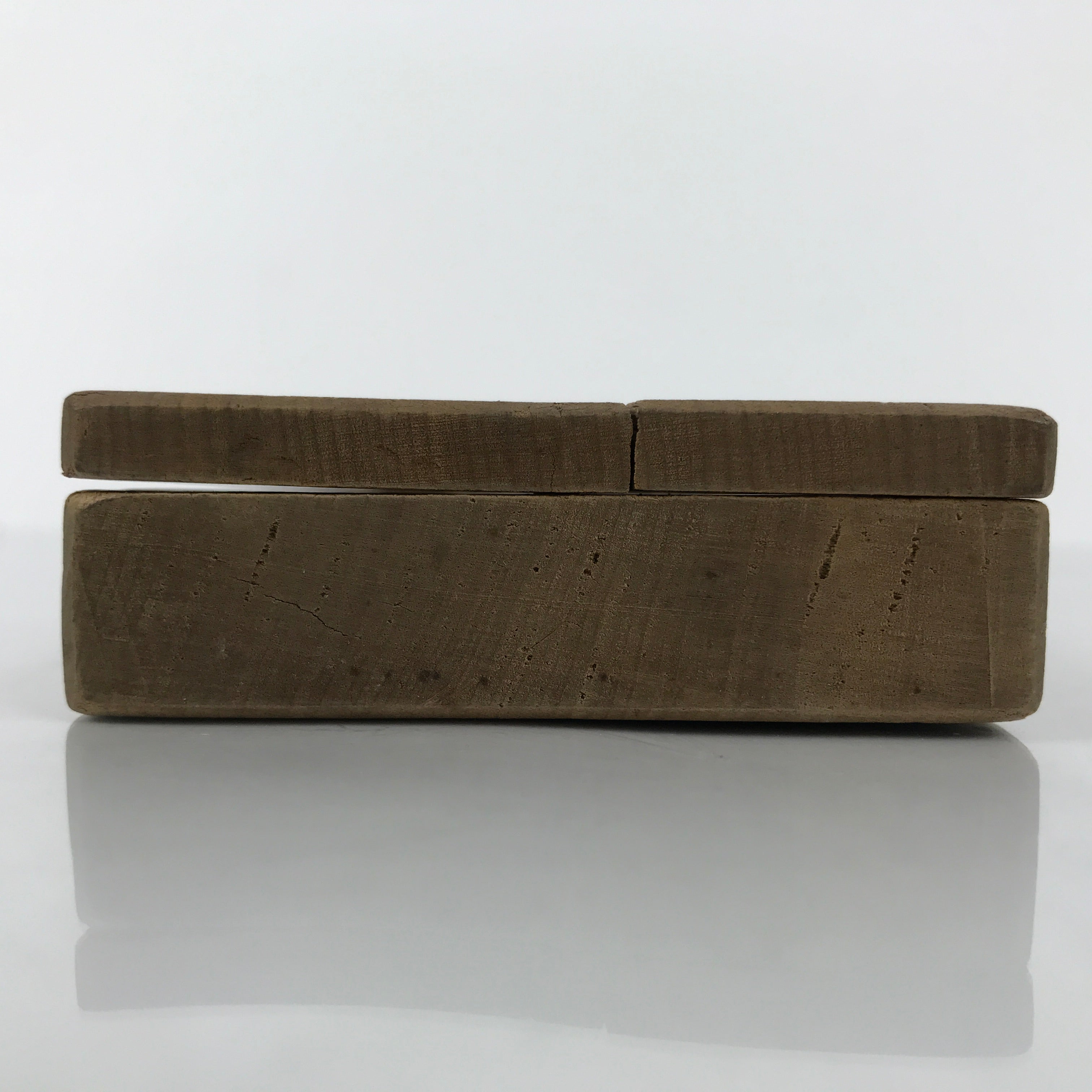 Japanese Wood Carved Kashigata Cake Mold Vtg Sweet Wagashi Kanji Protect Kg770