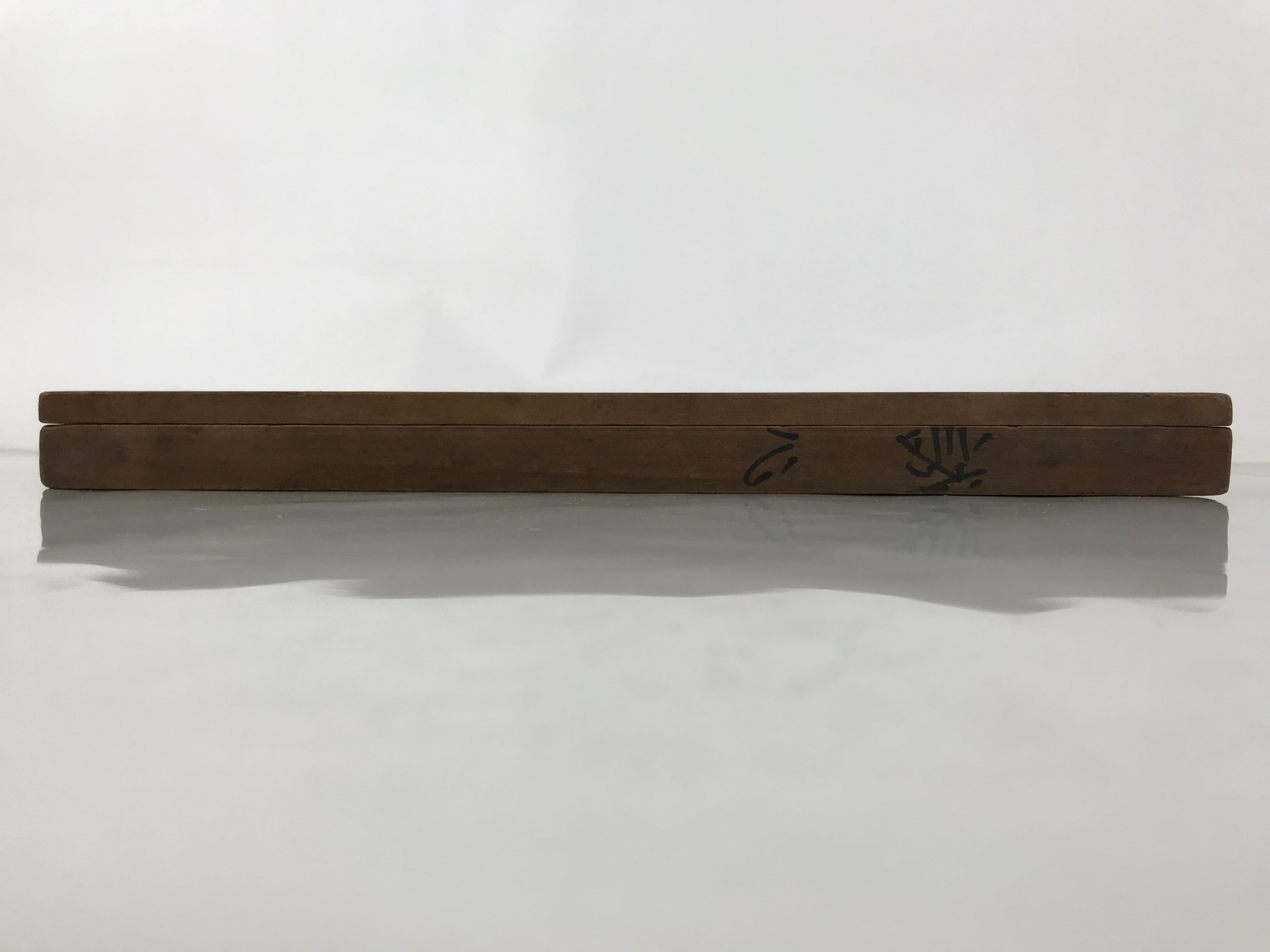 Japanese Wood Carved Kashigata Cake Mold Vtg Sweet Wagashi Kanji Sincerity Kg700
