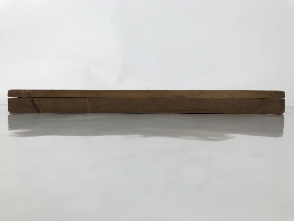 Japanese Wood Carved Kashigata Cake Mold Vtg Sweet Wagashi Kanji Sincerity Kg700