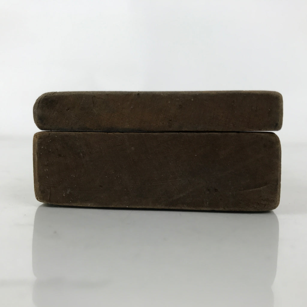 Japanese Wood Carved Kashigata Cake Mold Vtg Sweet Wagashi Kanji Sincerity Kg700