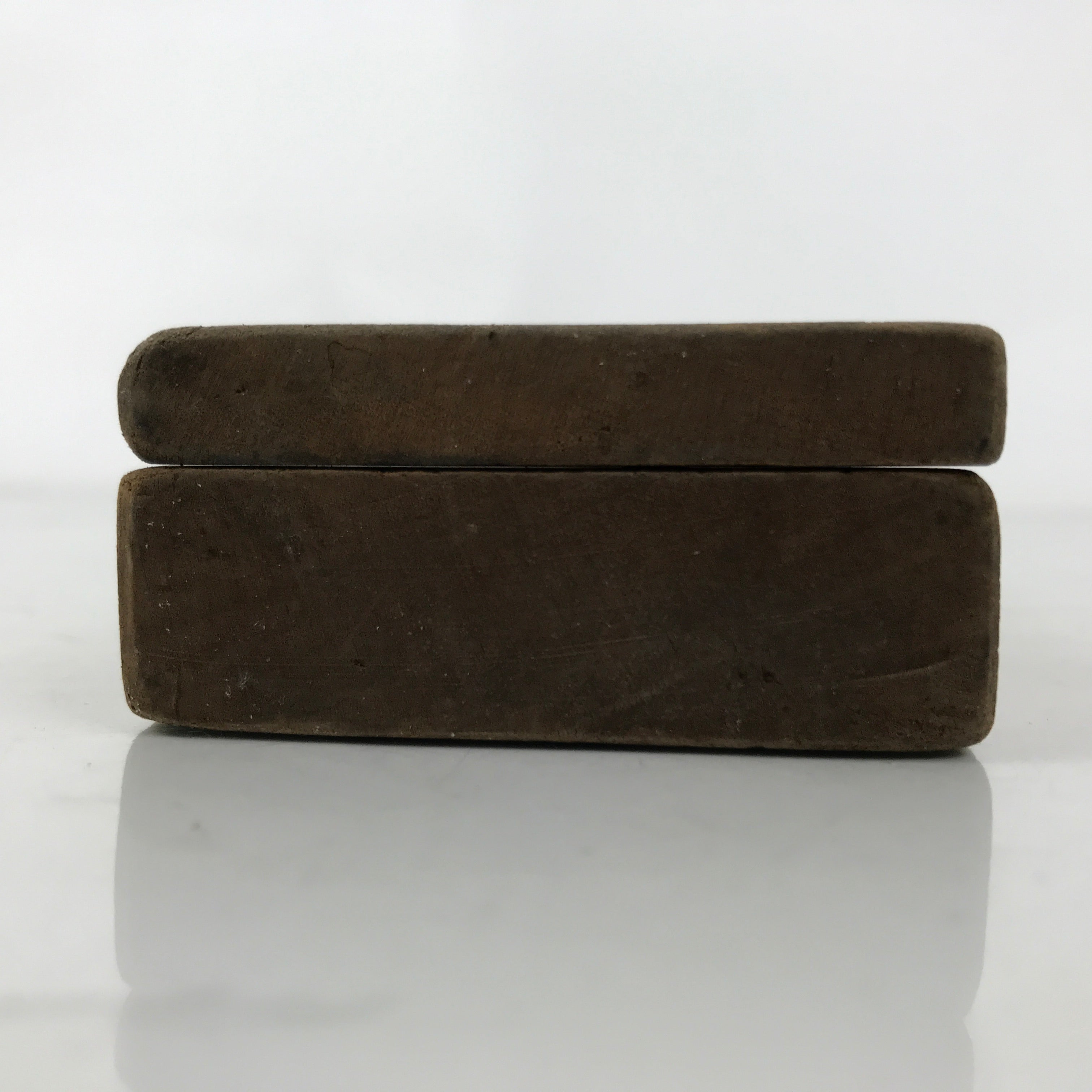 Japanese Wood Carved Kashigata Cake Mold Vtg Sweet Wagashi Kanji Sincerity Kg700