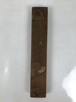 Japanese Wood Carved Kashigata Cake Mold Vtg Sweet Wagashi Kanji Sincerity Kg700