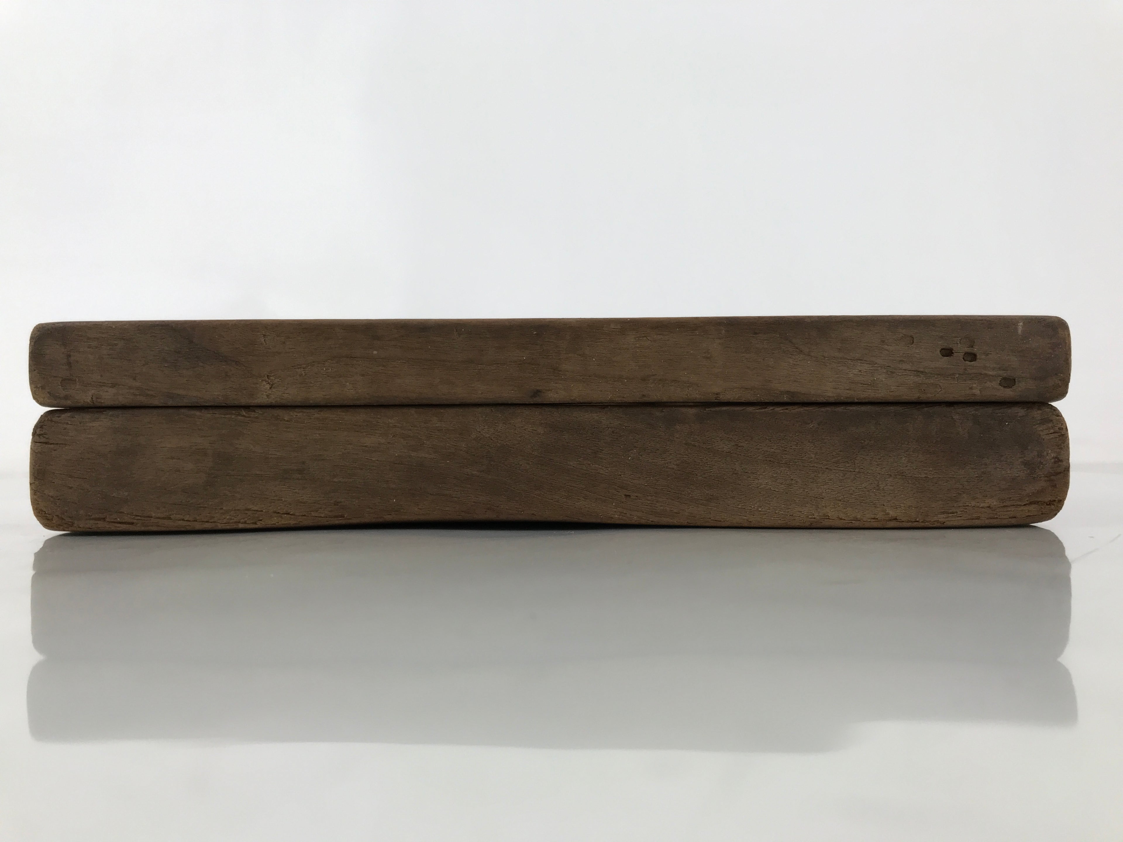 Japanese Wood Carved Kashigata Cake Mold Vtg Sweet Wagashi Lotus Flower Kg661