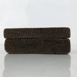 Japanese Wood Carved Kashigata Cake Mold Vtg Sweet Wagashi Lotus Flower Kg661