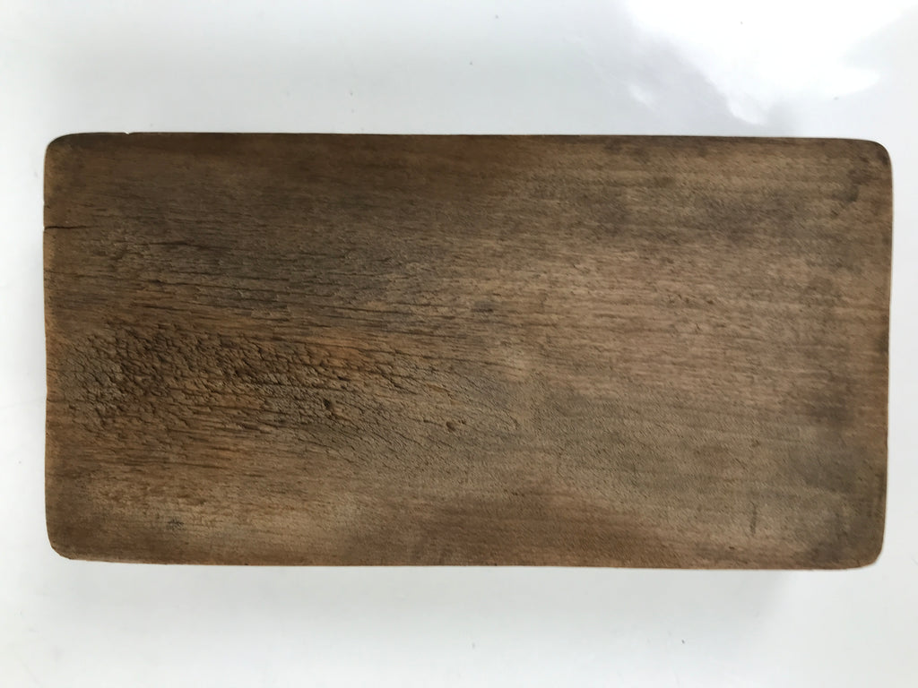 Japanese Wood Carved Kashigata Cake Mold Vtg Sweet Wagashi Lotus Flower Kg661