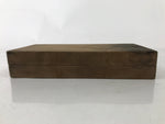 Japanese Wood Carved Kashigata Cake Mold Vtg Sweet Wagashi Lotus Hasu Kg543