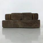 Japanese Wood Carved Kashigata Cake Mold Vtg Sweet Wagashi Lotus Root Kg580