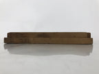 Japanese Wood Carved Kashigata Cake Mold Vtg Sweet Wagashi Lotus Root Kg580