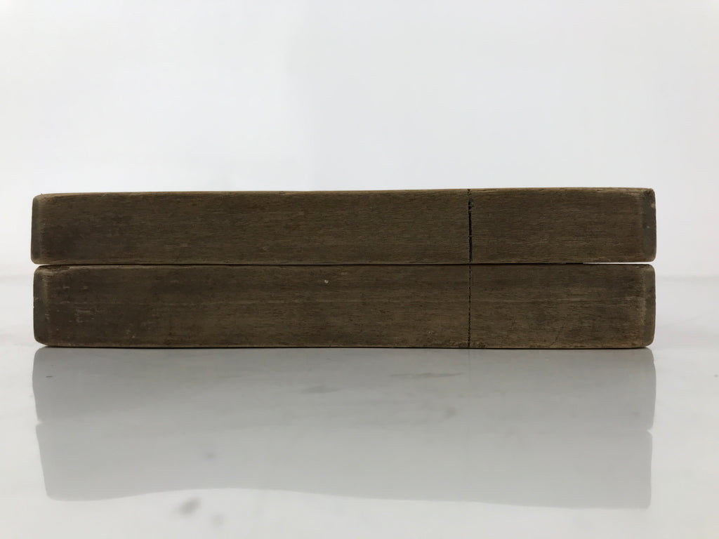 Japanese Wood Carved Kashigata Cake Mold Vtg Sweet Wagashi Lotus Seed Pod Kg616