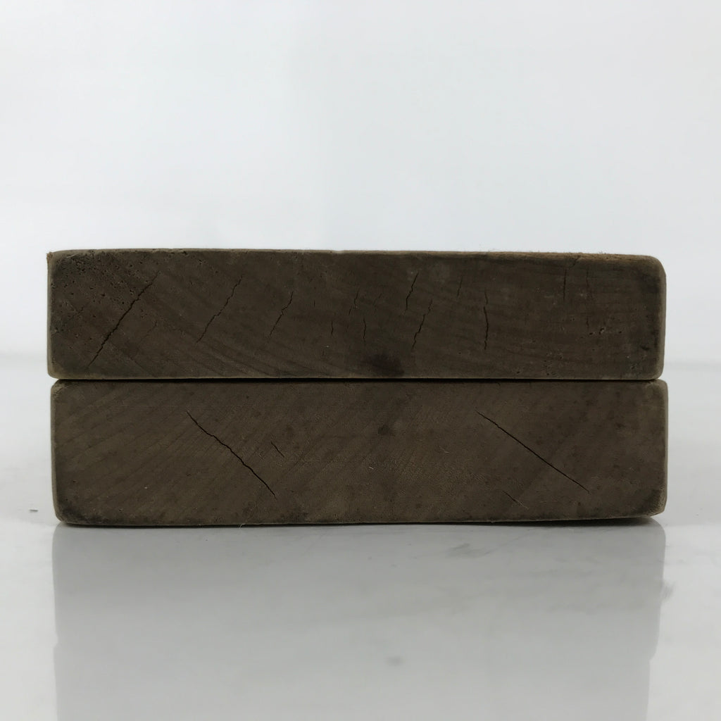 Japanese Wood Carved Kashigata Cake Mold Vtg Sweet Wagashi Lotus Seed Pod Kg616