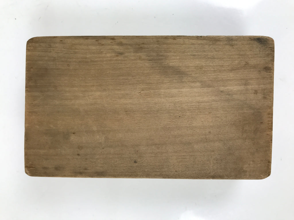 Japanese Wood Carved Kashigata Cake Mold Vtg Sweet Wagashi Lotus Seed Pod Kg616