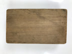 Japanese Wood Carved Kashigata Cake Mold Vtg Sweet Wagashi Lotus Seed Pod Kg616