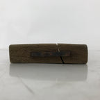 Japanese Wood Carved Kashigata Cake Mold Vtg Sweet Wagashi Madai Fish Fan Kg587