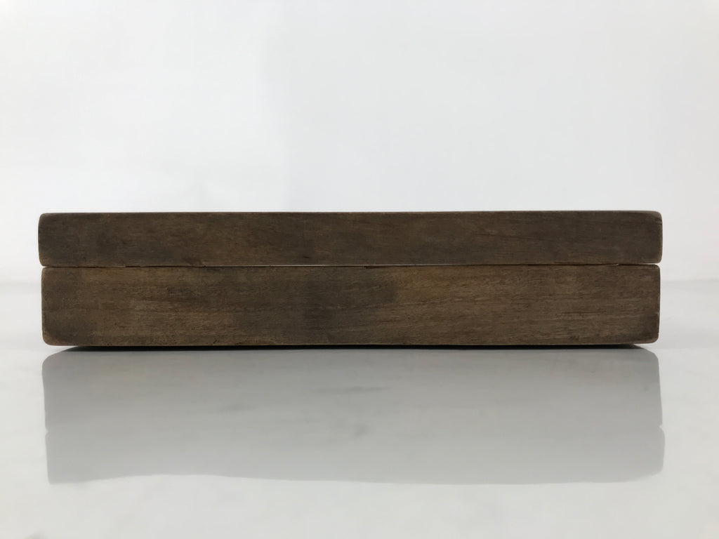 Japanese Wood Carved Kashigata Cake Mold Vtg Sweet Wagashi Matsu Pine Tree Kg614