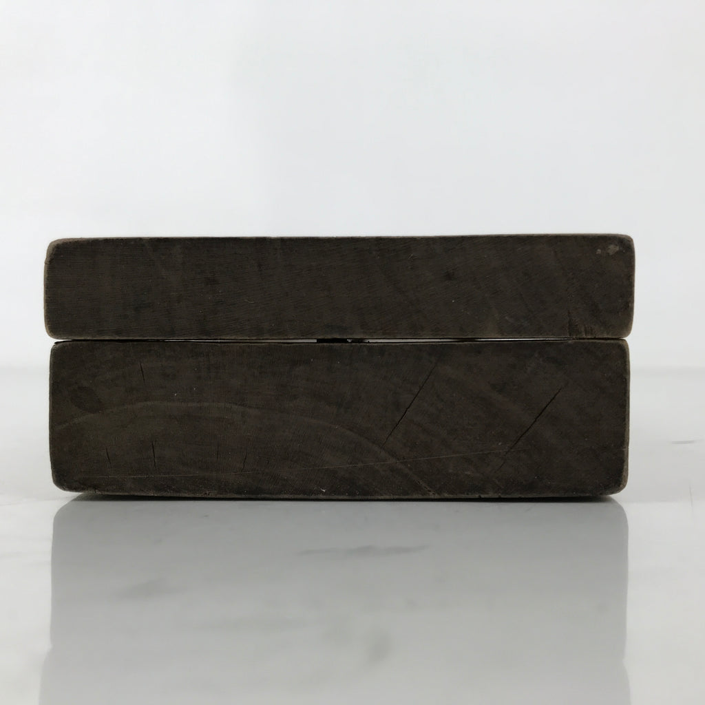Japanese Wood Carved Kashigata Cake Mold Vtg Sweet Wagashi Matsu Pine Tree Kg614