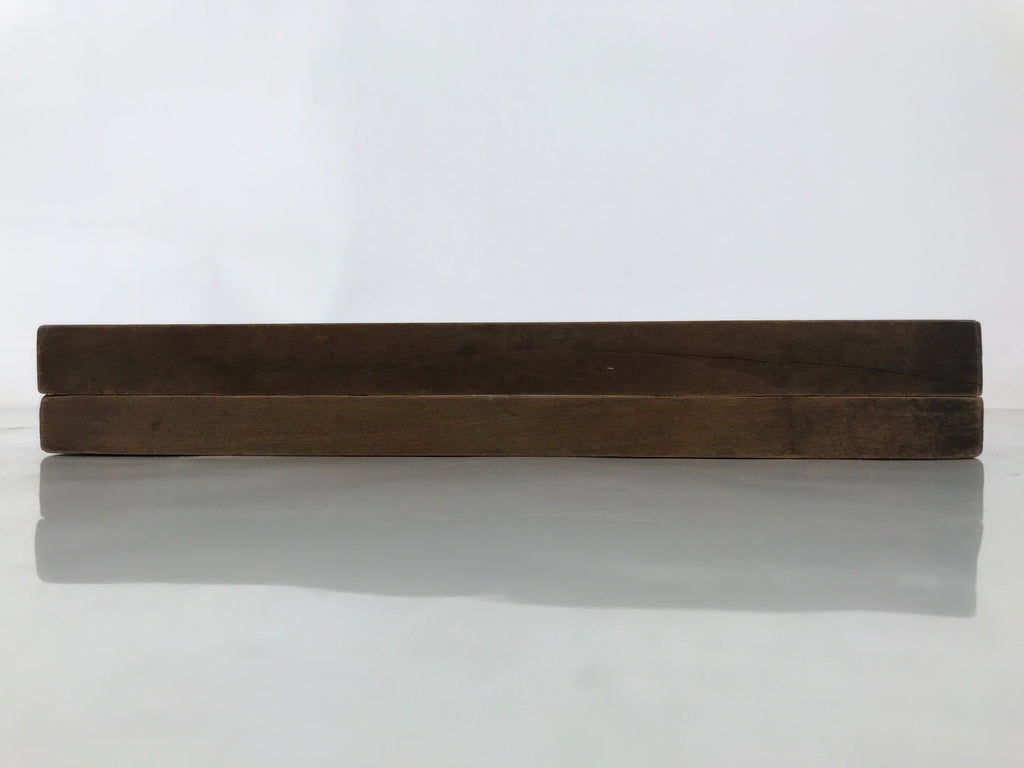 Japanese Wood Carved Kashigata Cake Mold Vtg Sweet Wagashi Mikan Orange Kg692