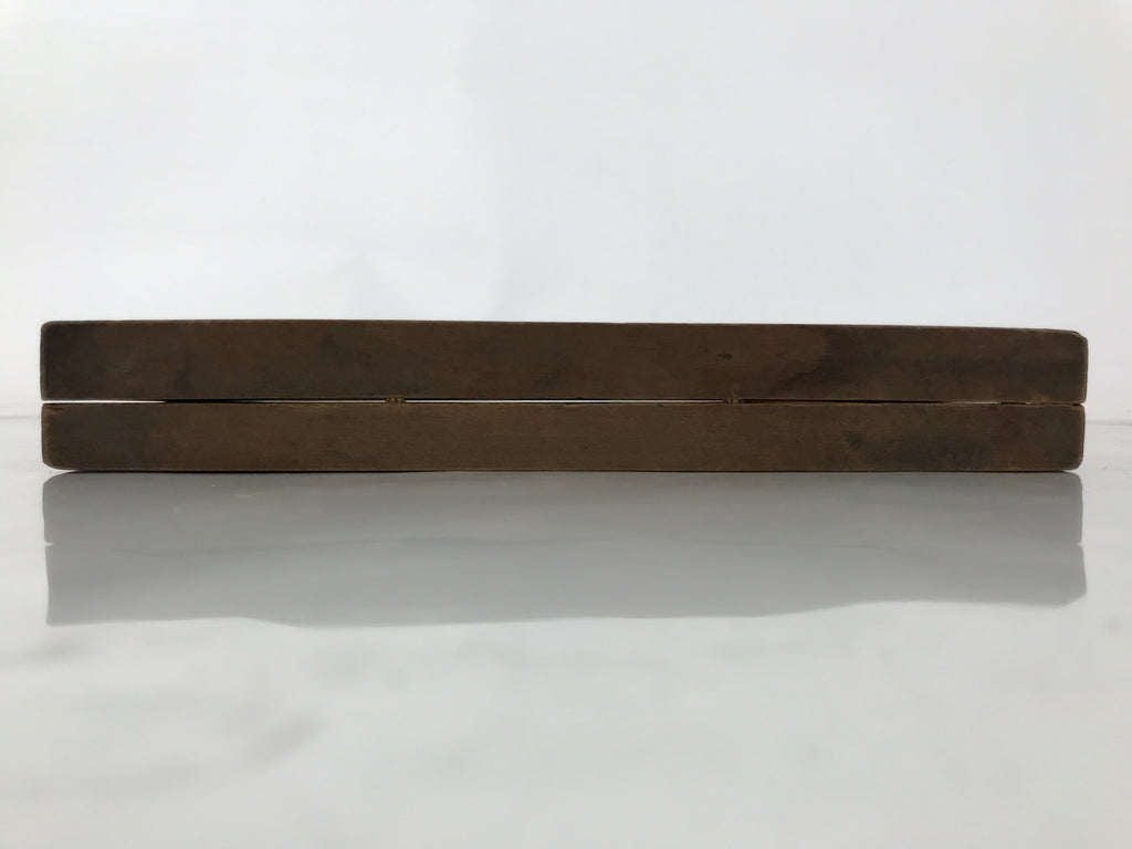 Japanese Wood Carved Kashigata Cake Mold Vtg Sweet Wagashi Mikan Orange Kg692